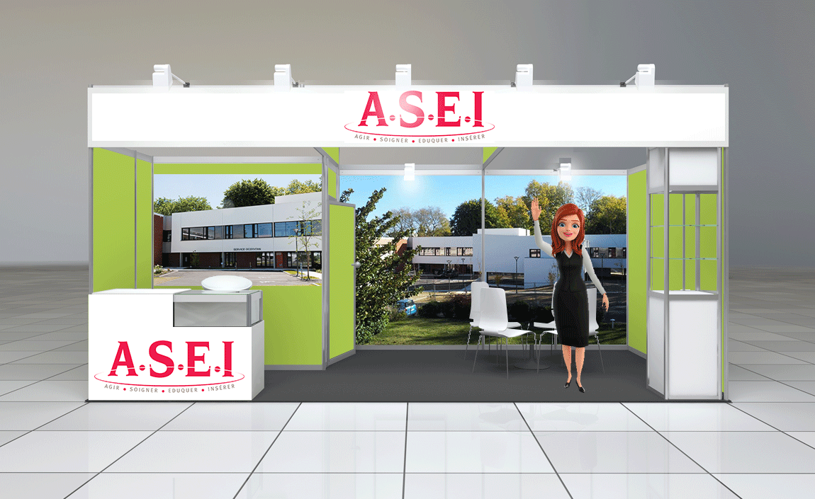 Stand ssr pediatrie Paul dottin asei recrute sur le salon virtuel de